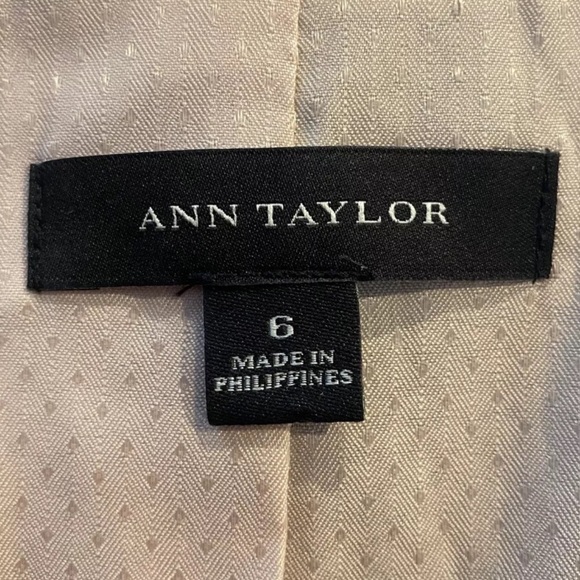 Ann‎ Taylor Gray Tweed Blazer Jacket Career Womens Size 6 (H) - Picture 3 of 5